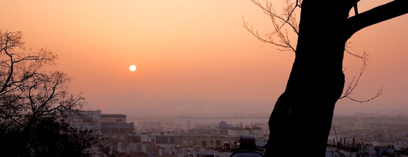 Photo de Paris au lever du soleil
